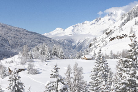 valcenis lanslevillard haute maurienne vanoise parc national de la vanoise dent parrachee hiver lac du mont cenis