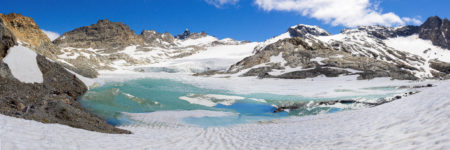 lac glaciaire du grand méan bonneval sur arc glacier des evettes savoie mont blanc haute maurienne vanoise écot randonnée glacier