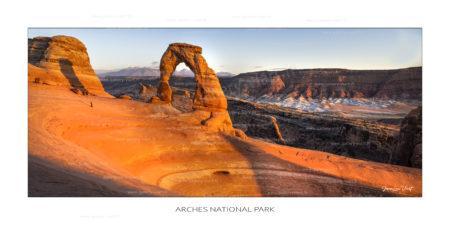 exposition photo, road trip ouest américain photos parcs nationaux USA photo en vanlife Arches National Park – Delicate Arch