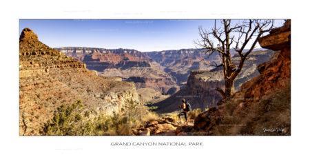 exposition photo, road trip ouest américain photos parcs nationaux USA photo en vanlife Grand Canyon National Park Bright Angel Trail photo