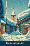 Bonneval sur Arc, classé “Plus beaux villages de France”, avec ses magnifiques chalets en pierre, couverts de lauzes, qui perpétuent la tradition