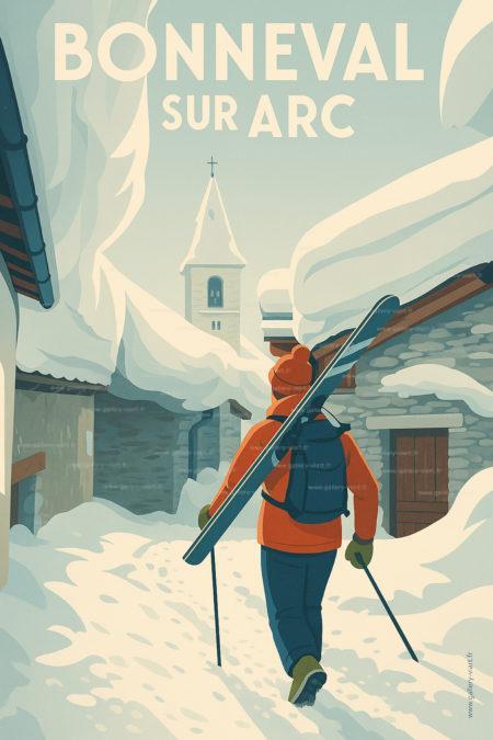 Station de Bonneval sur Arc située entre 1 800 m et 3 000 m d’altitude, avec des spots secrets et spectaculaires, une qualité de neige exceptionnelle de décembre à avril