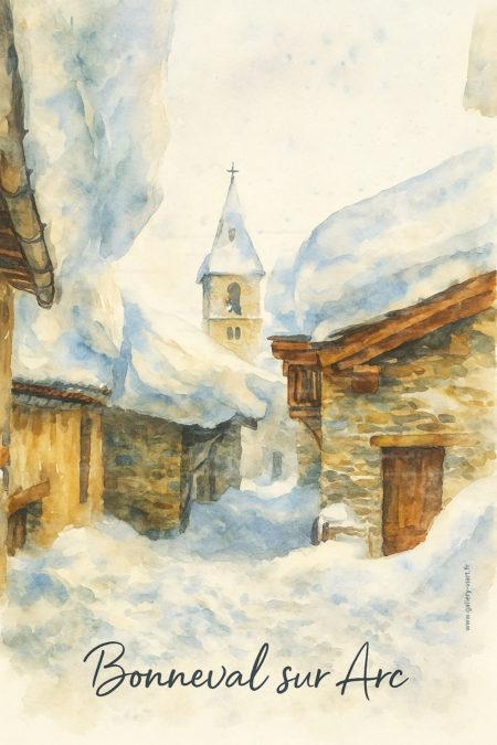 Bonneval sur Arc et ses magnifiques chalets en pierre, couverts de lauzes, qui perpétuent la tradition