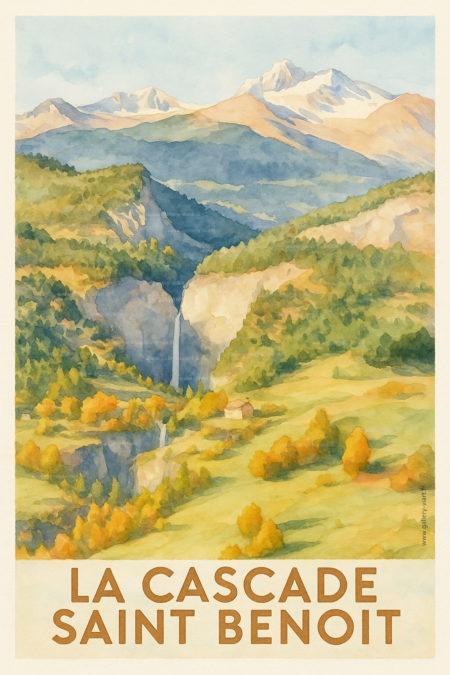 Cascade St Benoit sur la commune d'Avrieux en Savoie