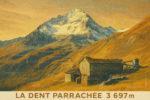 la dent parrachée sommet du Massif de la Vanoise ici vu de la Maurienne