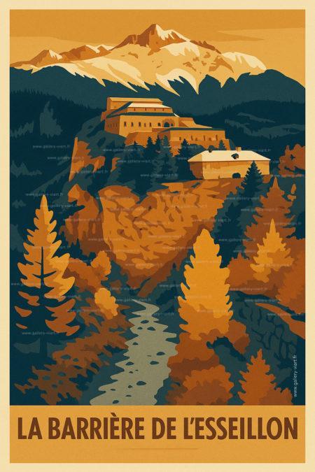 Les Forts de l'Esseillon à Aussois & Avrieux à l'automne