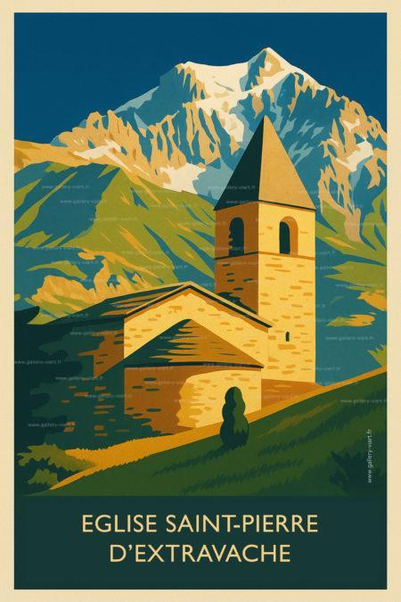 L'église de Saint-Pierre d'Extravache constitue un des rares témoignages de l'époque romane en Savoie