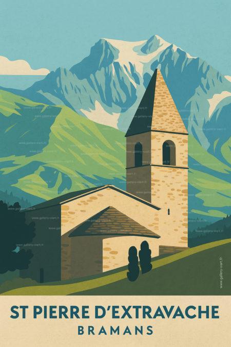 L’église Saint-Pierre d'Extravache est considérée comme la plus vieille église de la Savoie