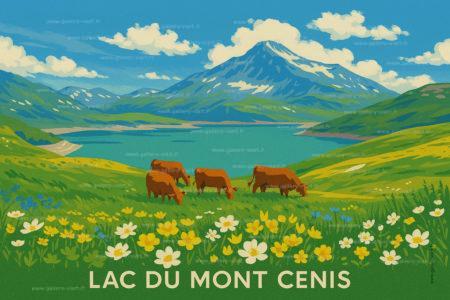 Lac du Mont Cenis à Valcenis Haute Maurienne Vanoise