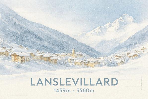 lanslevillard est une station dans la commune de Valcenis
