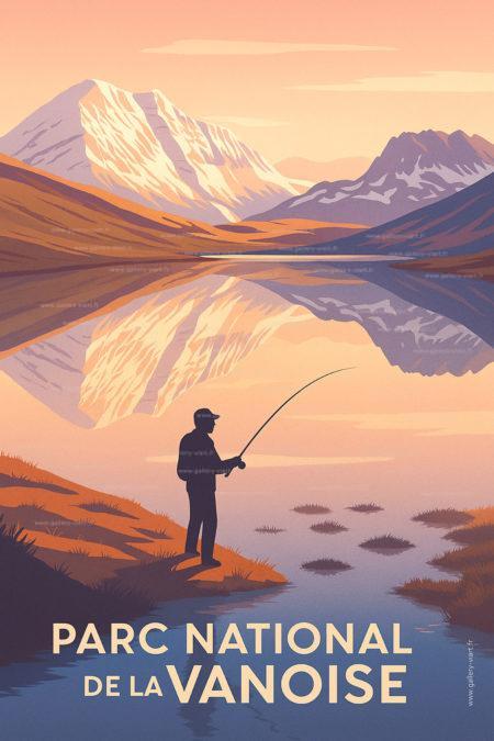 La Grande Casse – Affiche décorative montagne – Parc national de la Vanoise