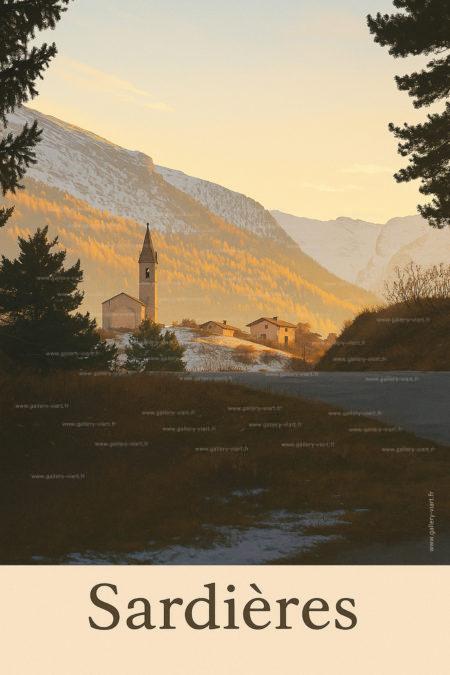 l'église de sardières à ValCenis en Haute Maurienne Vanoise