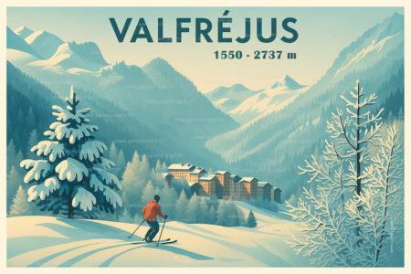 la station de Valfréjus en haute Maurienne Vanoise