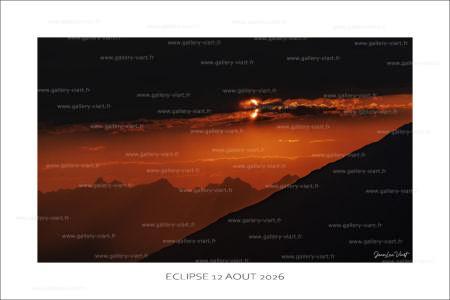 éclipse solaire 12 août 2026 – éclipse Maurienne – éclipse Savoie – photographie éclipse solaire – photo Maurienne – photographie montagne Savoie – Alpes françaises – paysage de montagne – lumière sur les Alpes – tirage photo Maurienne – photo décoration montagne – photographie d’art Savoie.